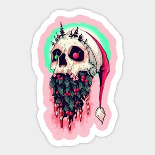 Elemental Skull Special Edition Christmas Sticker